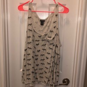 Zebra top